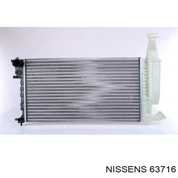 63716 Nissens радіатор охолодження двигуна