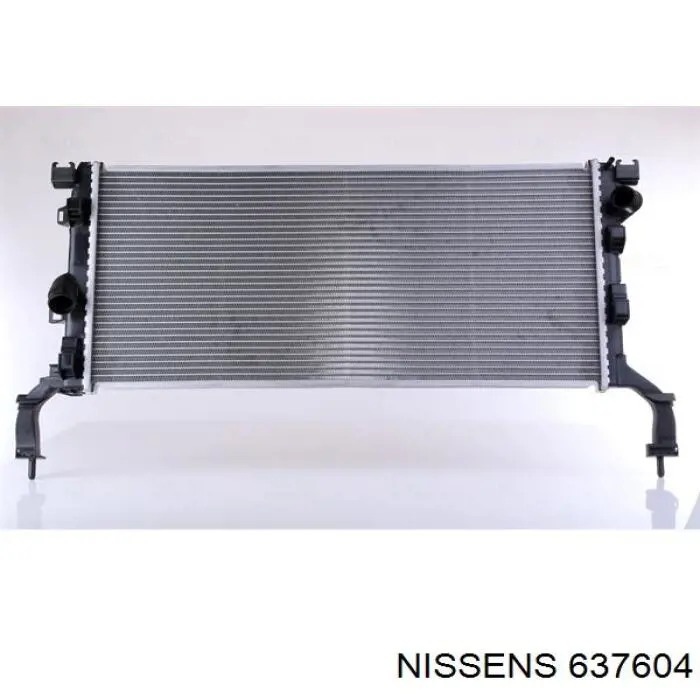 637604 Nissens радіатор охолодження двигуна