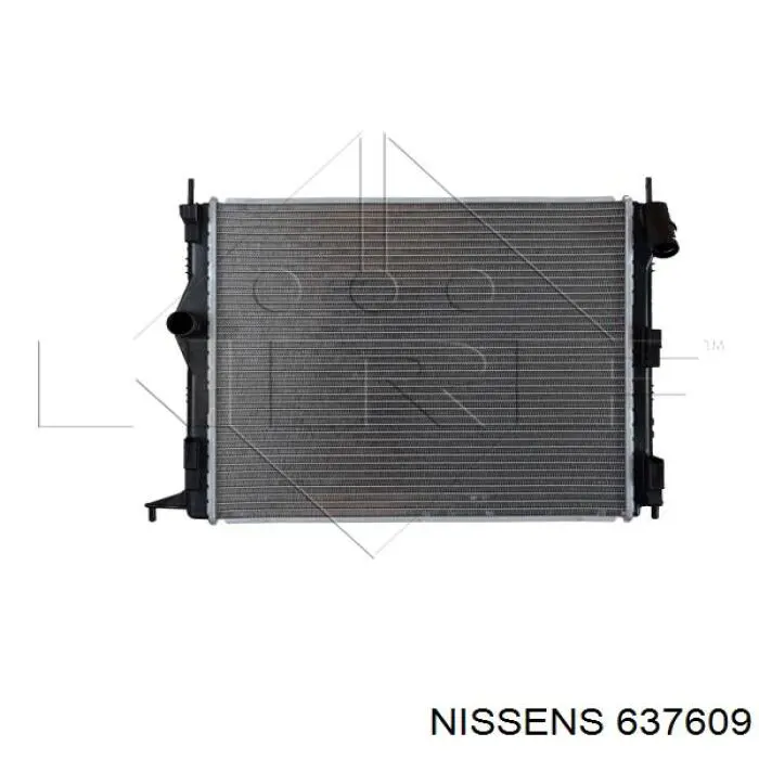 637609 Nissens радіатор охолодження двигуна
