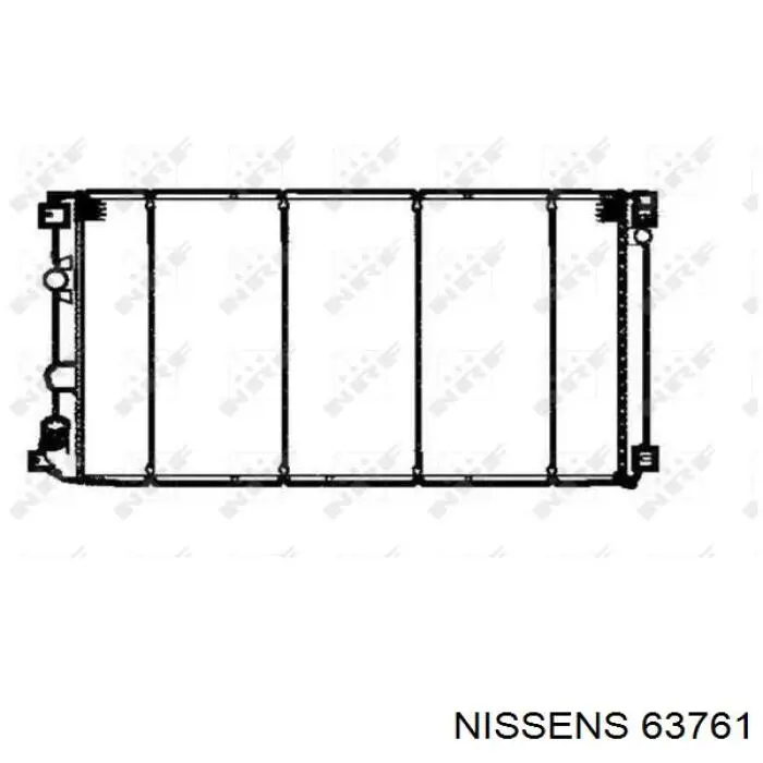 Радіатор 63761 Nissens