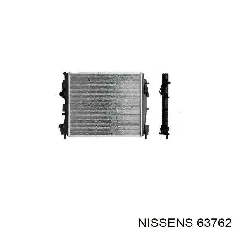 Радіатор основний Nissens 63762 ціна, від 67.47 USD