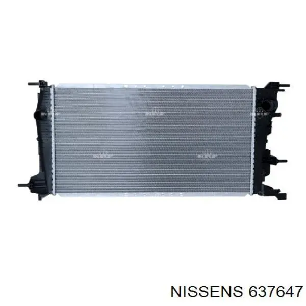 637647 Nissens радіатор охолодження двигуна