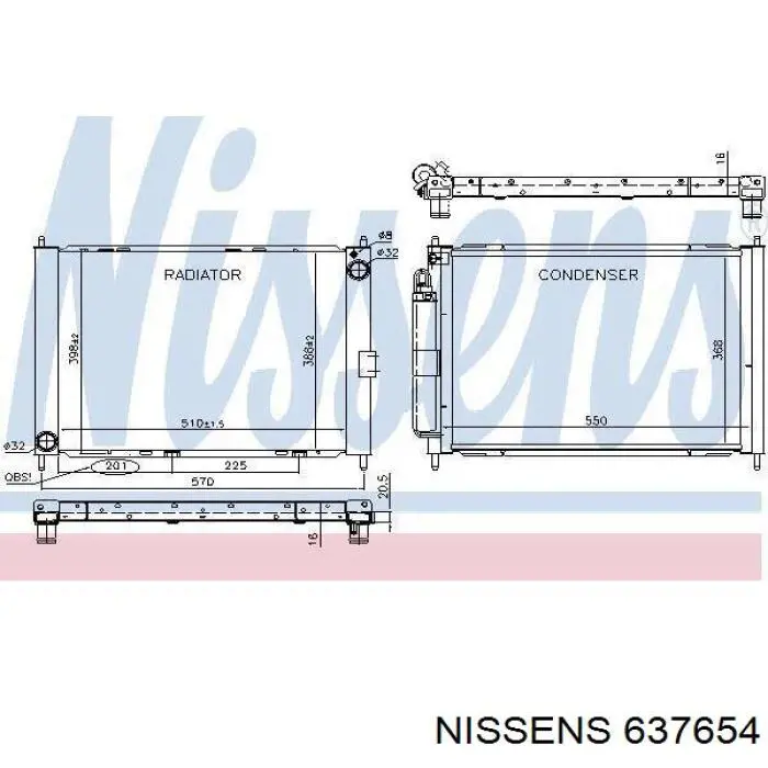 Конденсатор кондиціонера VALEO 822675 ціна, від 193.04 USD