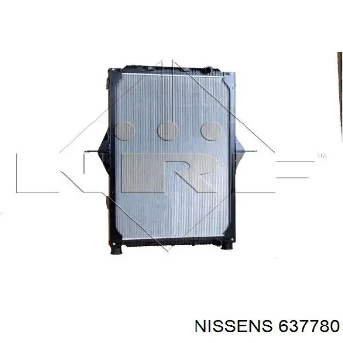 Радіатор основний Nissens 637780 ціна, від 415.25 USD