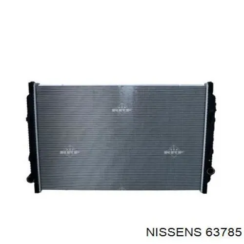 Радіатор основний Nissens 63785 ціна, від 350.74 USD