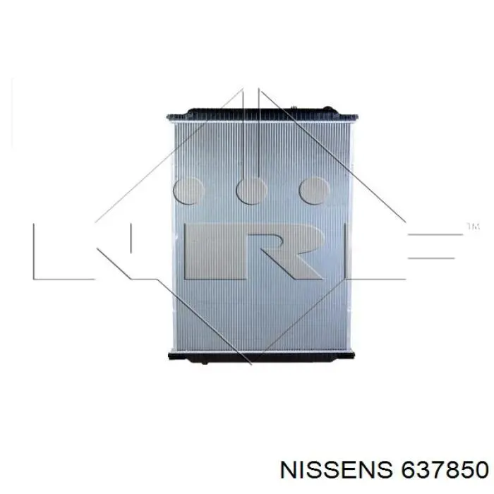 637850 Nissens радіатор охолодження двигуна