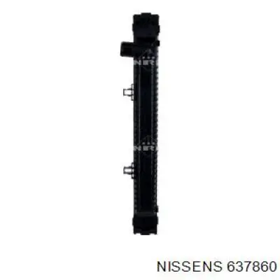 Купити 637860 Nissens Радіатор двигуна