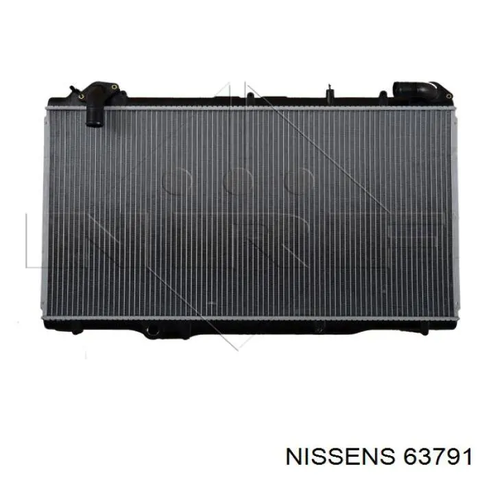 Купити 63791 Nissens Радіатор двигуна