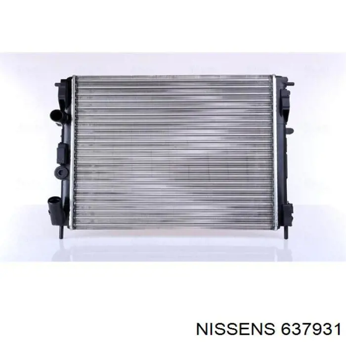 637931 Nissens радіатор охолодження двигуна