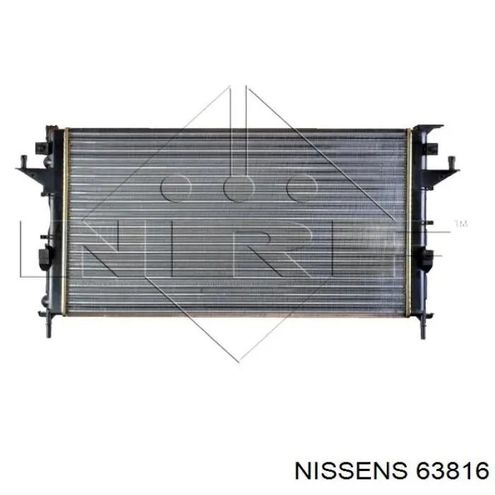 63816 Nissens Радіатор охолодження двигуна
