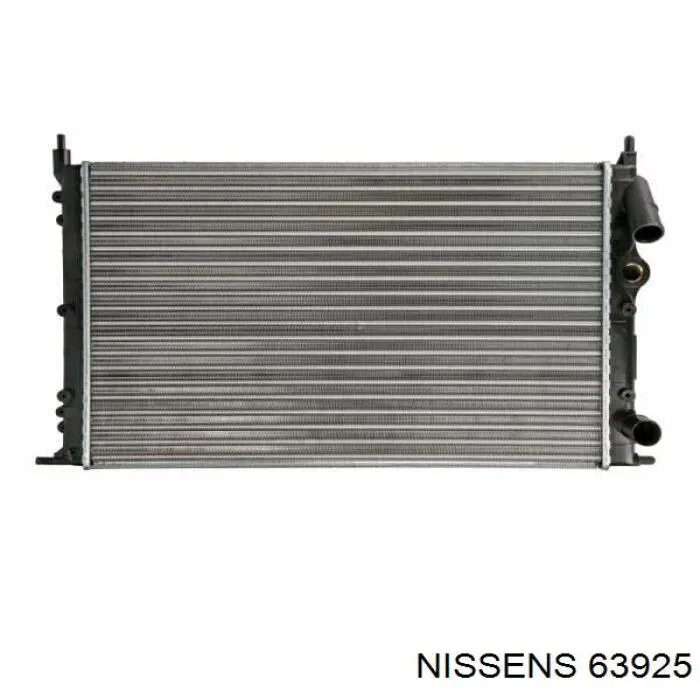63925 Nissens радіатор охолодження двигуна