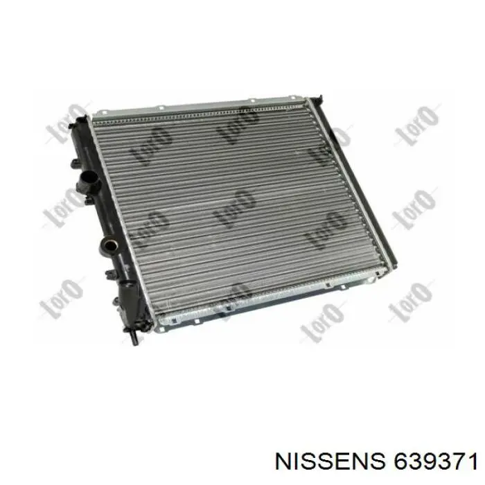 Радіатор основний Nissens 639371 ціна, від 38.63 USD