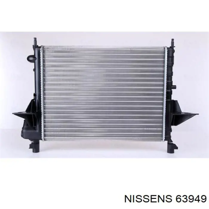 63949 Nissens радіатор охолодження двигуна