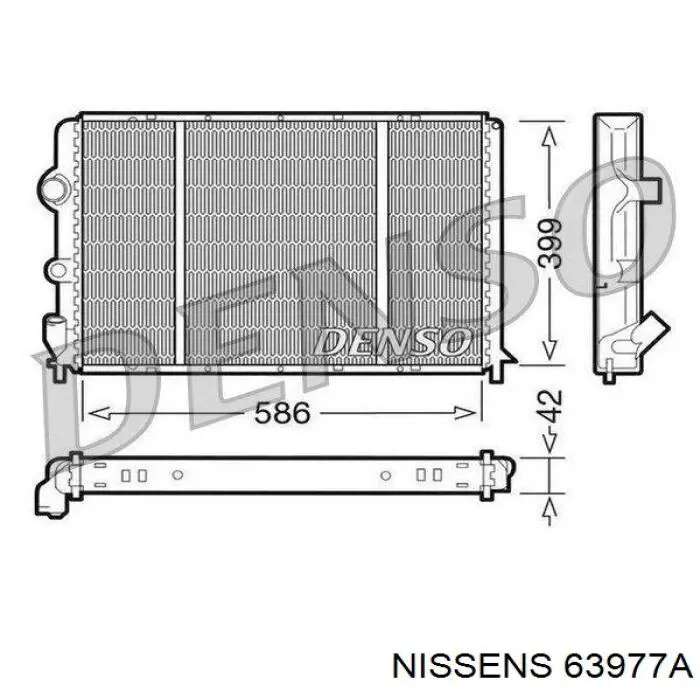 Радіатор охолодження Renault (RVI) 8660000488