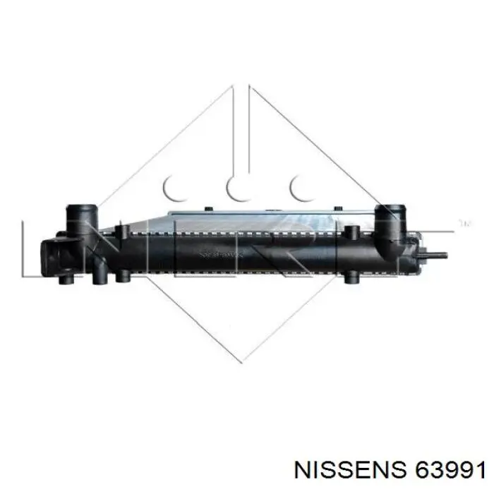63991 Nissens Радіатор охолодження двигуна