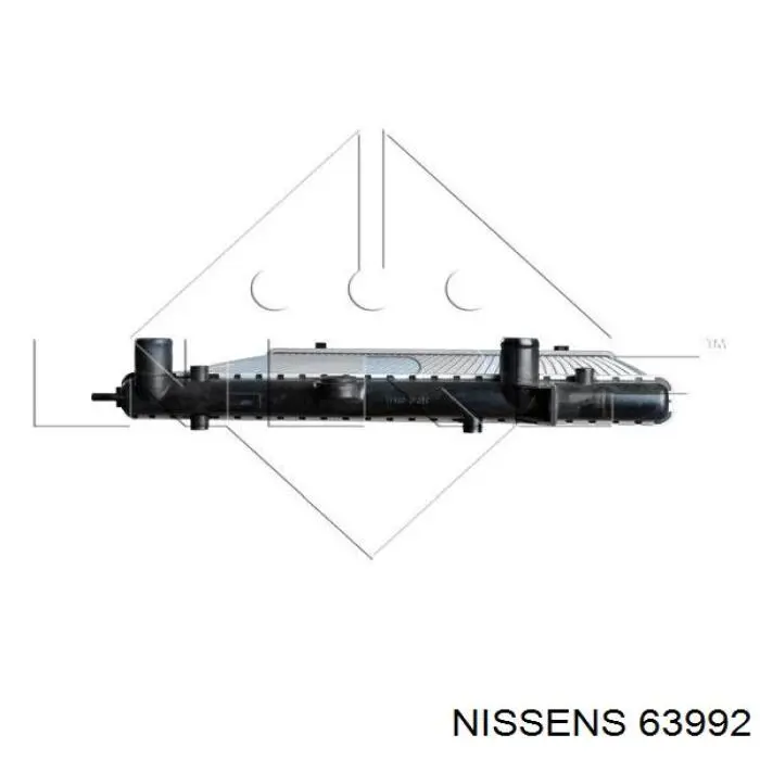 Радіатор основний Nissens 63992 ціна, від 101.86 USD