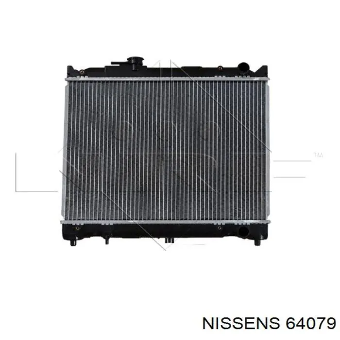Радіатор основний Nissens 64079 ціна, від 74.80 USD