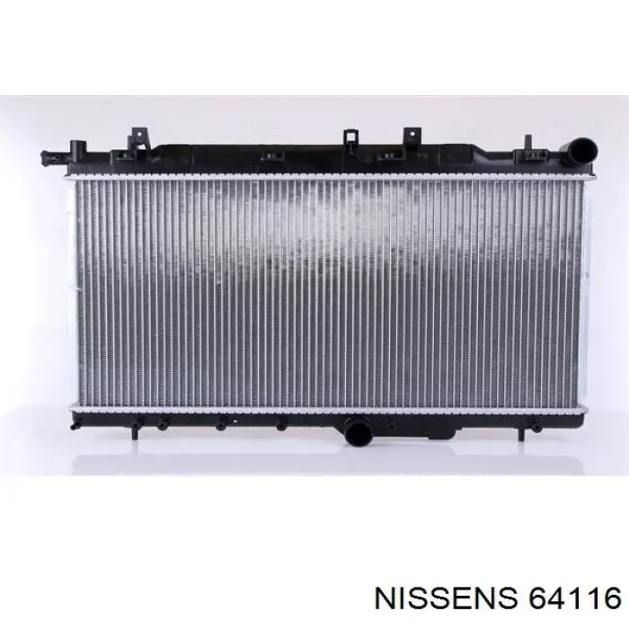 64116 Nissens радіатор охолодження двигуна