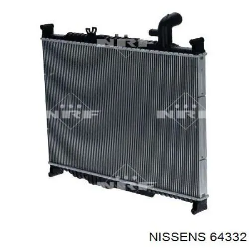 64332 Nissens радіатор охолодження двигуна