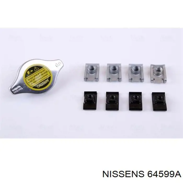 Радіатор основний Nissens 64599A ціна, від 111.38 USD