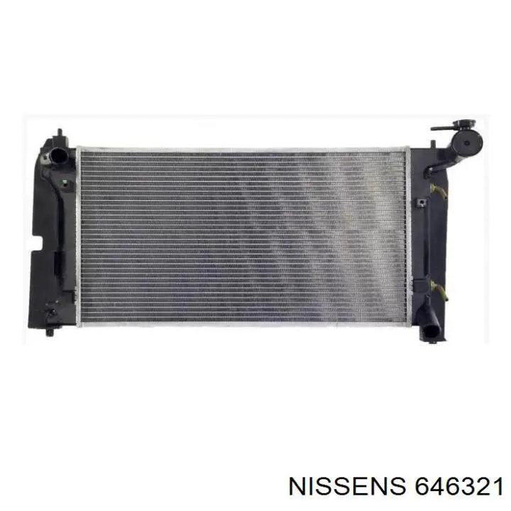 Радіатор основний Nissens 646321 ціна, від 83.85 USD