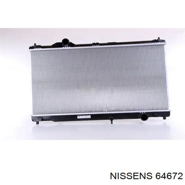 64672 Nissens радіатор охолодження двигуна