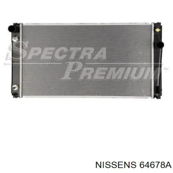 64678A Nissens Радіатор охолодження двигуна