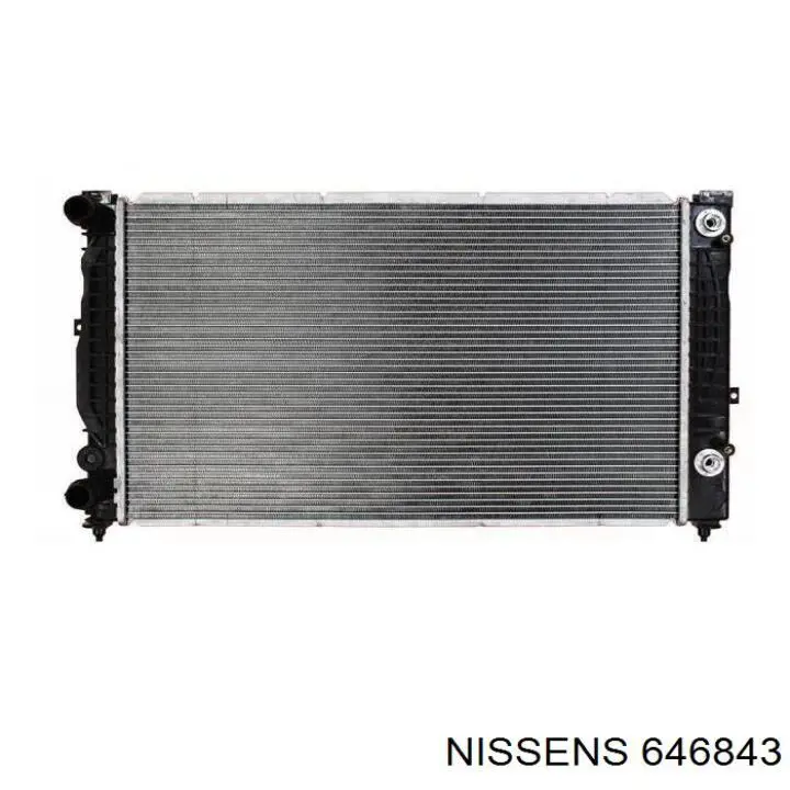 Купити 646843 Nissens Радіатор двигуна