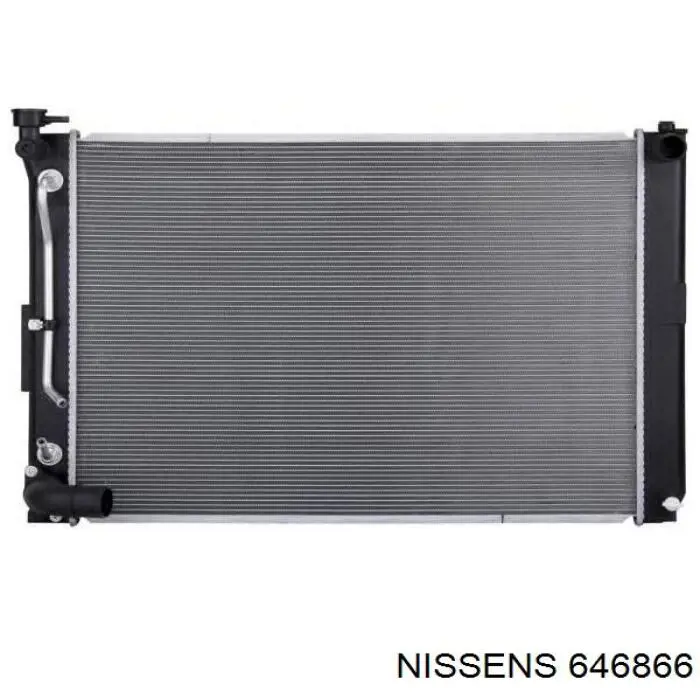 Купити 646866 Nissens Радіатор двигуна