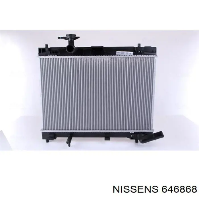 646868 Nissens радіатор охолодження двигуна