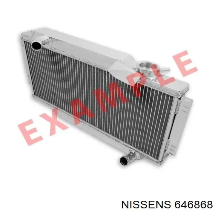 646868 Nissens Радіатор охолодження двигуна