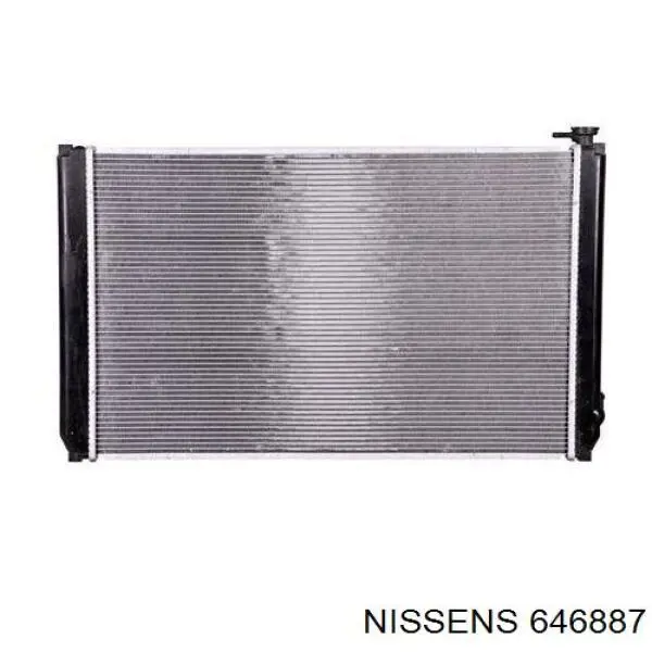 646887 Nissens радіатор охолодження двигуна
