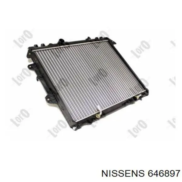 Радіатор основний Nissens 646897 ціна, від 143.50 USD