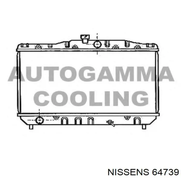 Купити 1640011020 Toyota Радіатор двигуна