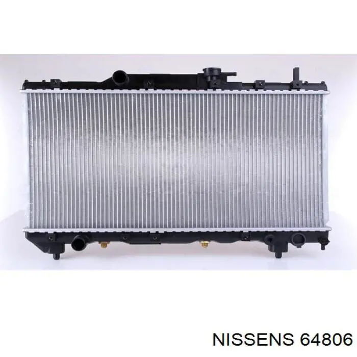 64806 Nissens радіатор охолодження двигуна