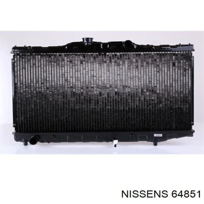 64851 Nissens дифузор (кожух радіатора кондиціонера)