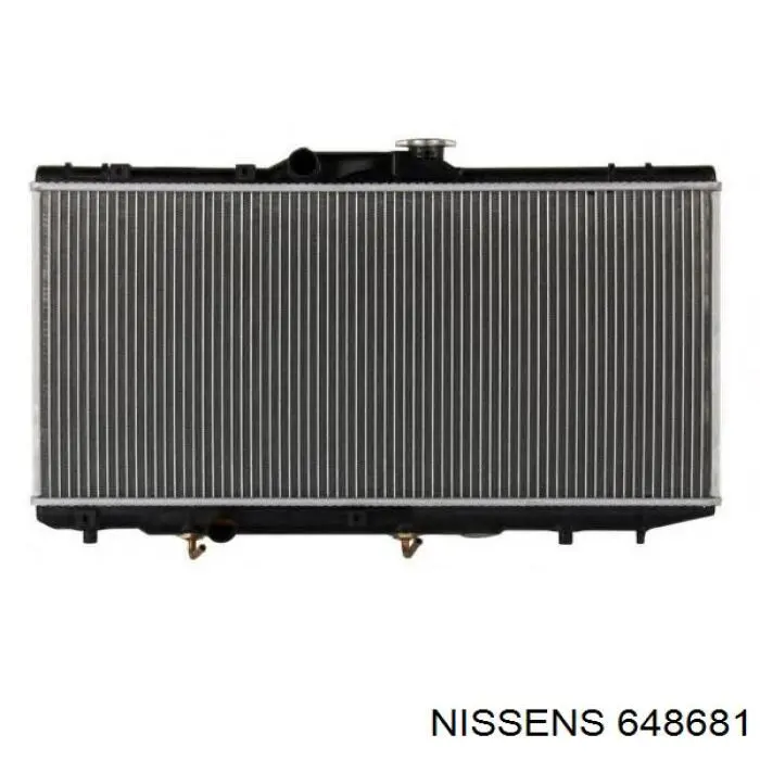 648681 Nissens радіатор охолодження двигуна