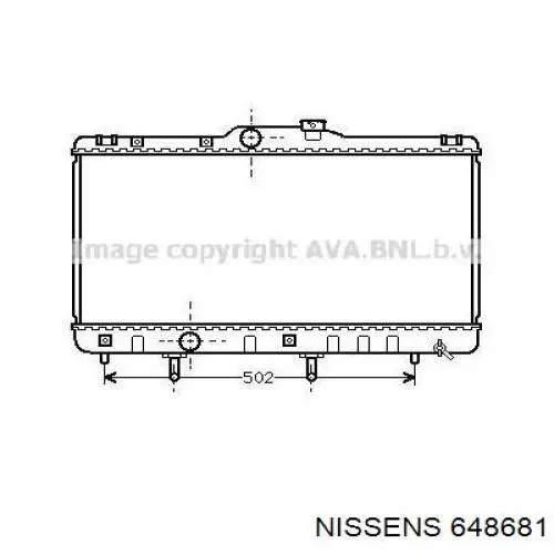 Радіатор основний Nissens 648681 ціна, від 59.14 USD