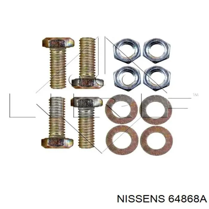 64868A Nissens Радіатор охолодження двигуна