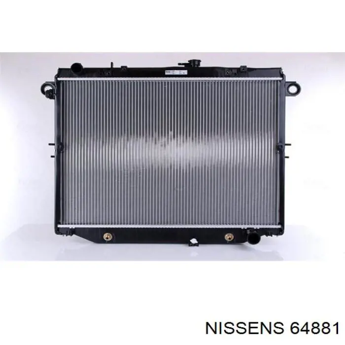 64881 Nissens радіатор охолодження двигуна