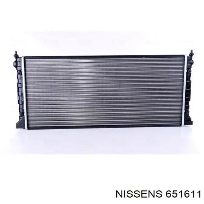 651611 Nissens радіатор охолодження двигуна
