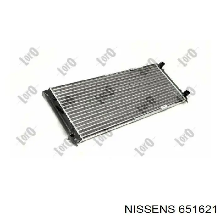 Радіатор основний Nissens 651621 ціна, від 50.93 USD
