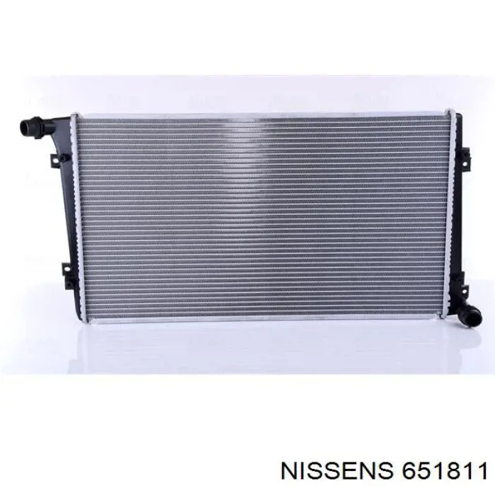 Купити 651811 Nissens Радіатор двигуна