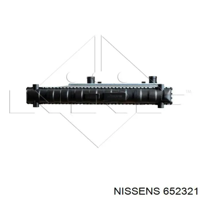 652321 Nissens радіатор охолодження двигуна
