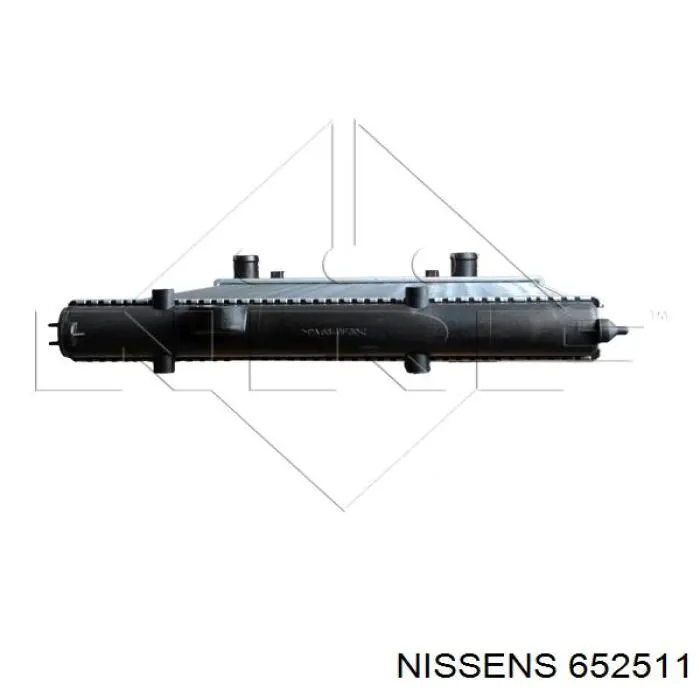 652511 Nissens радіатор охолодження двигуна