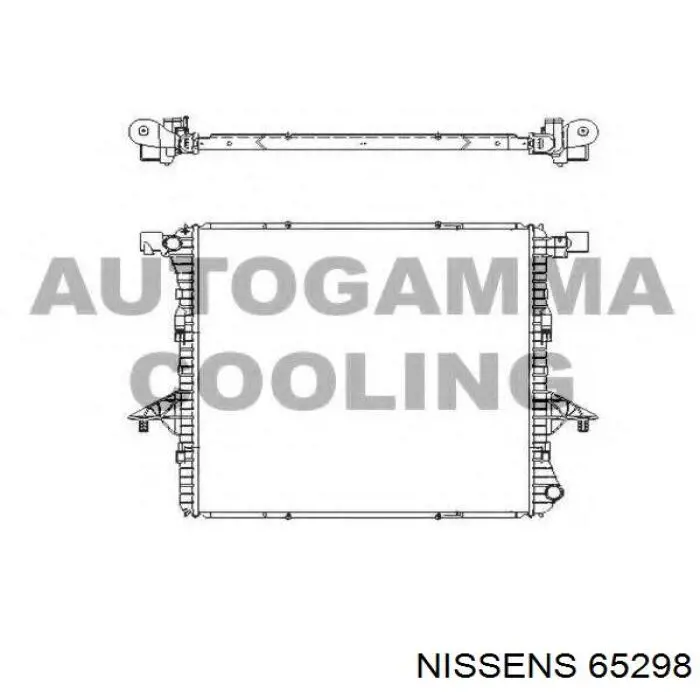 Радіатор основний Nissens 65298 ціна, від 139.09 USD
