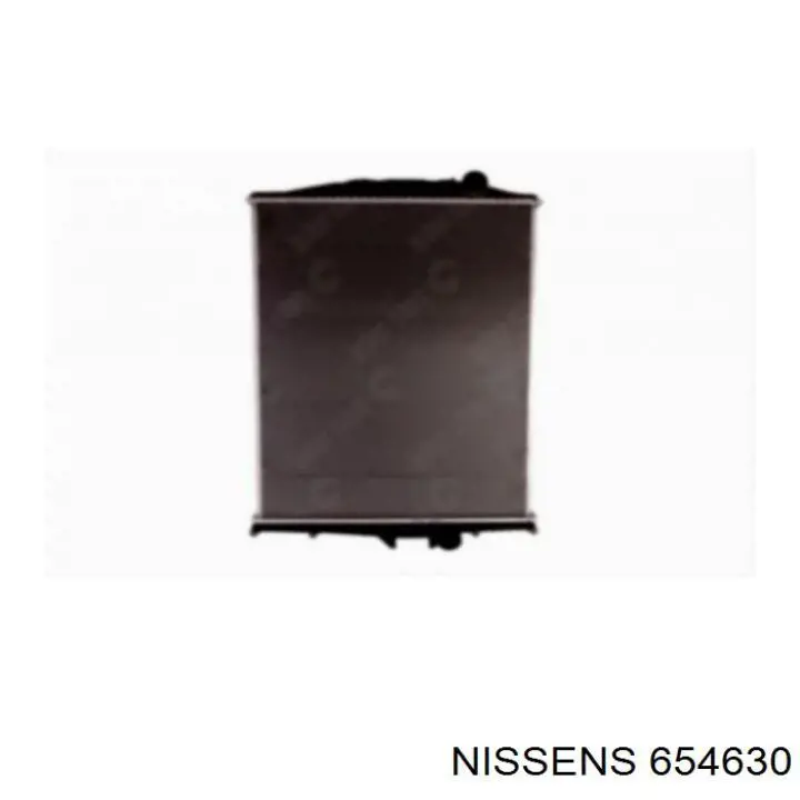 Купити 654630 Nissens Радіатор двигуна