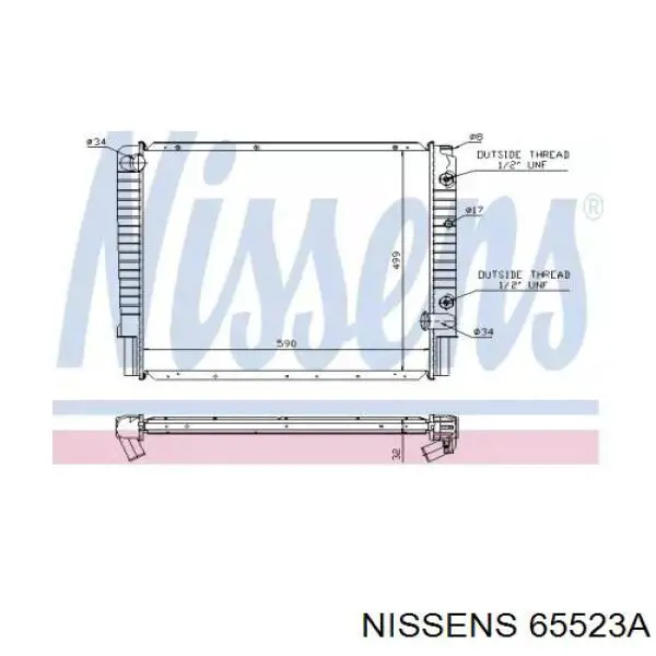 Купити 5002256 Volvo Радіатор двигуна