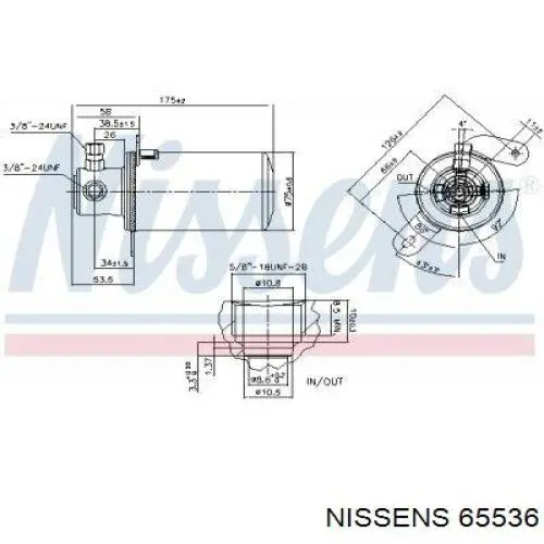 Радіатор охолодження двигуна 65536 Nissens