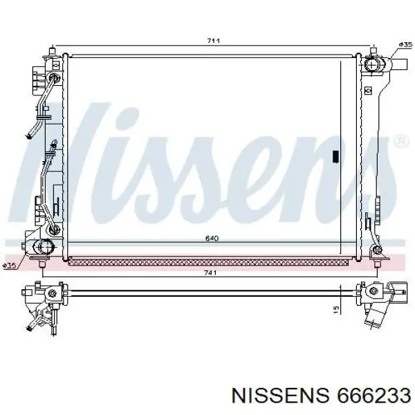 Радіатор основний Glyser 152318 ціна, від 82.71 USD